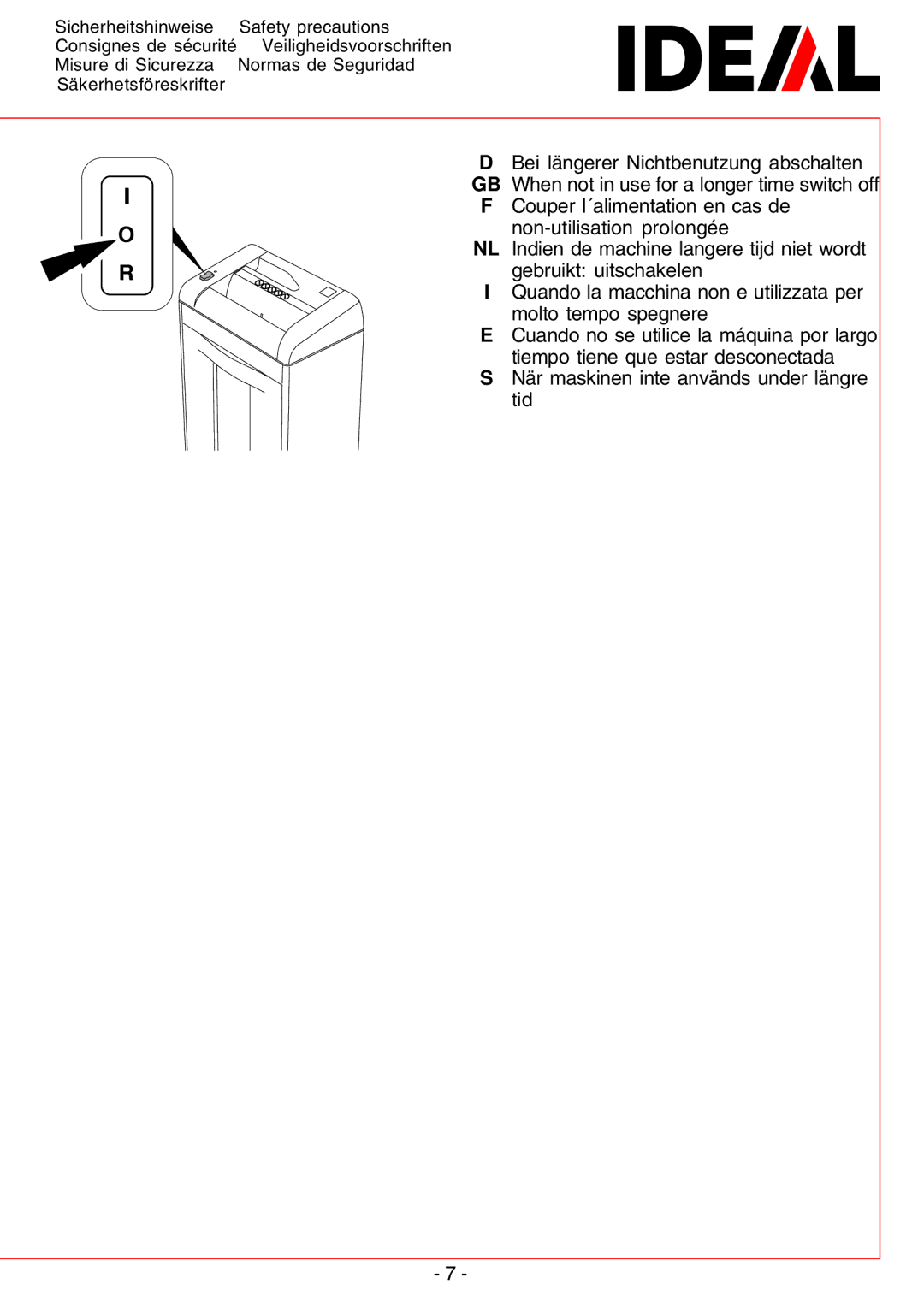 IDEAL INDUSTRIES IDEAL 2260, IDEAL 2220, IDEAL 2240, 2260-Cross/Cut, 2240-Cross/Cut operating instructions 