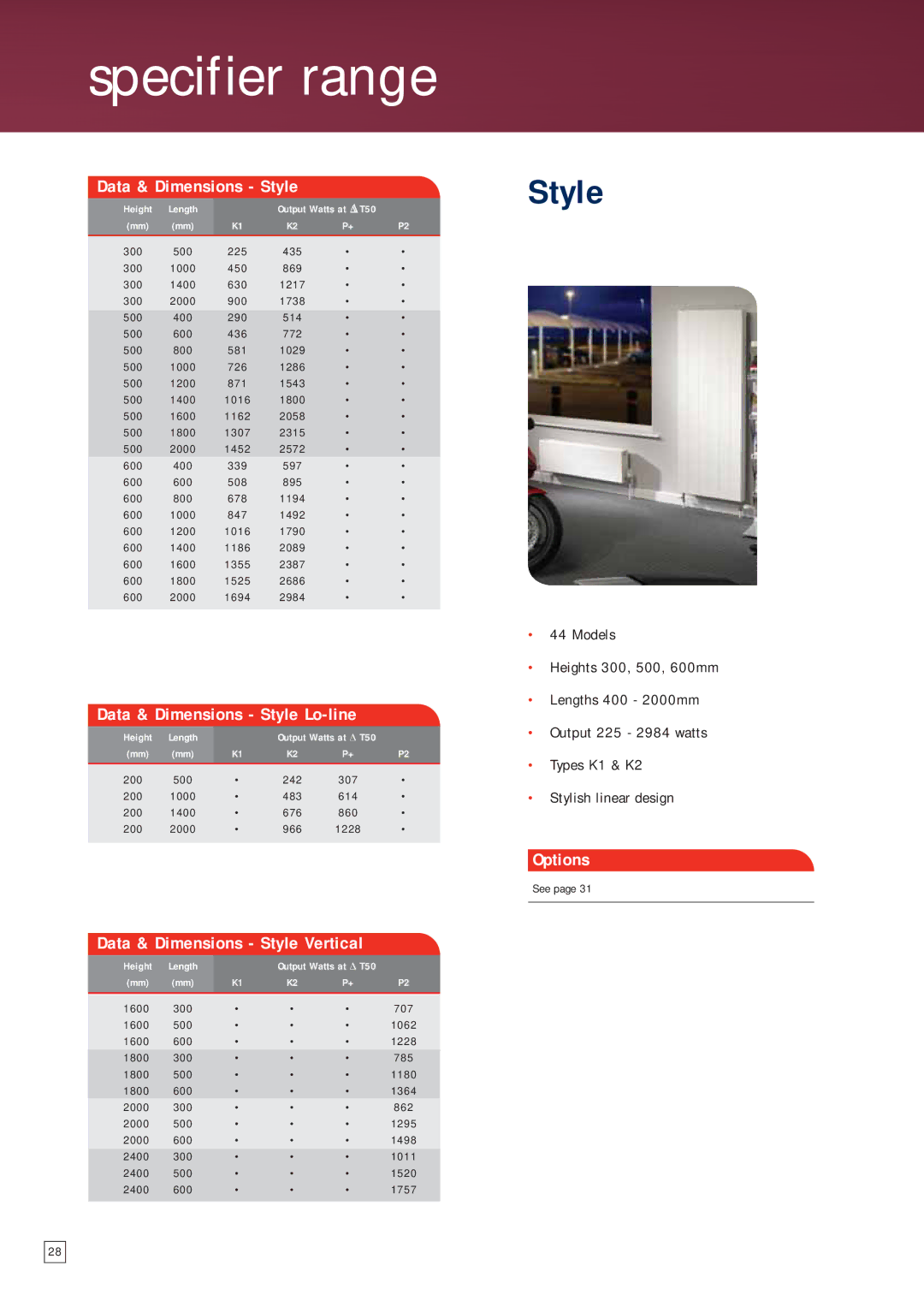 IDEAL INDUSTRIES 30, F90, F220, F270, 36, F180, F140, F310 manual Specifier range, Data & Dimensions Style 