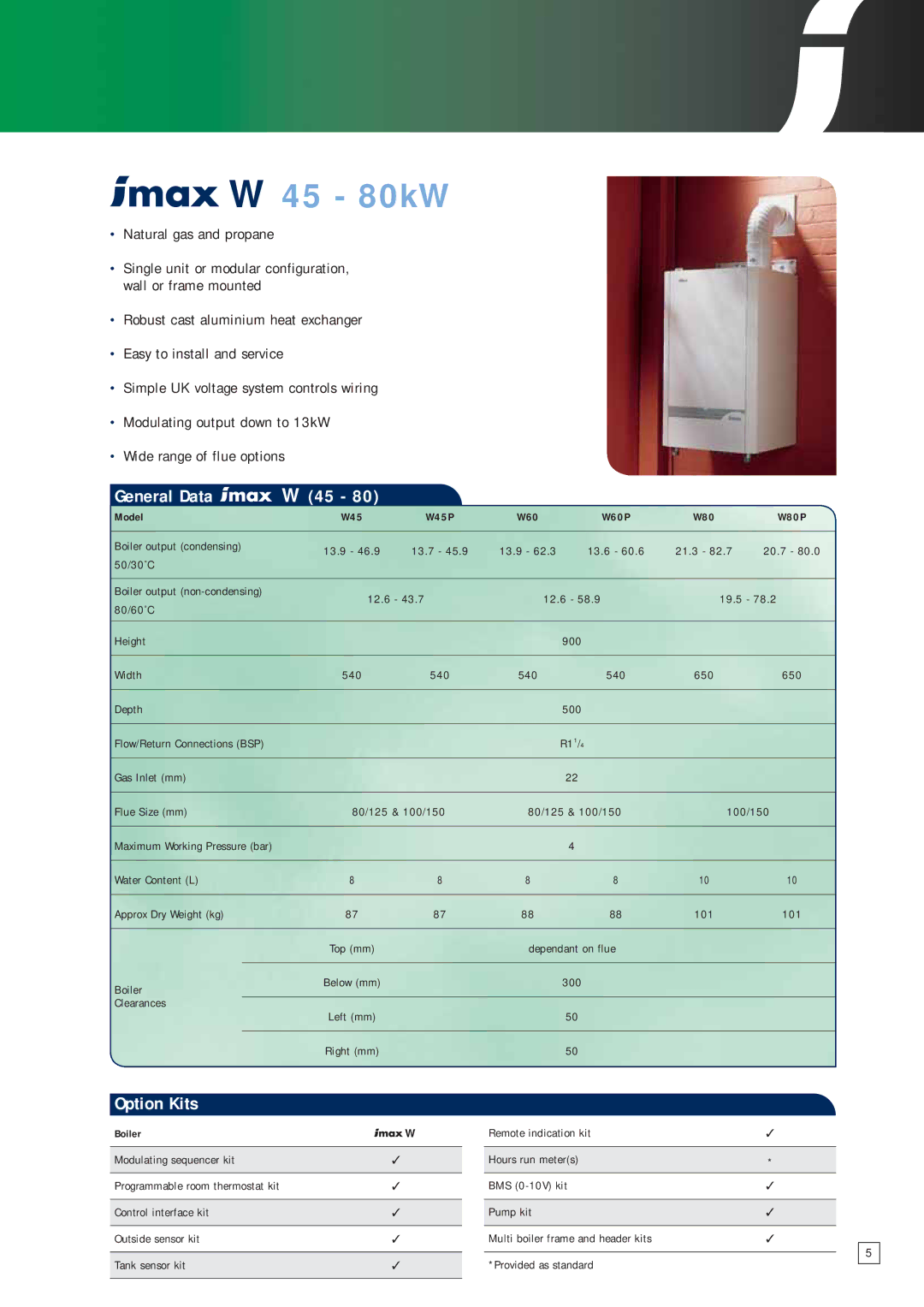 IDEAL INDUSTRIES F180, F90, F220, F270, 36, 30, F140, F310 manual General Data, Natural gas and propane 