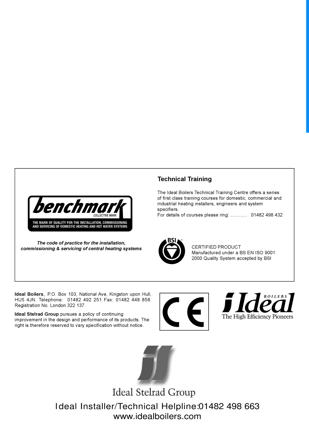 IDEAL INDUSTRIES HE24, HE18, HE12, HE15 manual Technical Training, Certified Product 