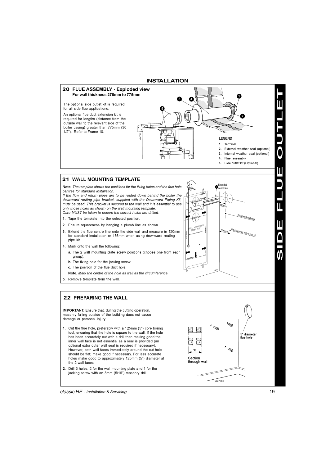 IDEAL INDUSTRIES HE15, HE9, HE18, HE12 manual For wall thickness 270mm to 775mm 