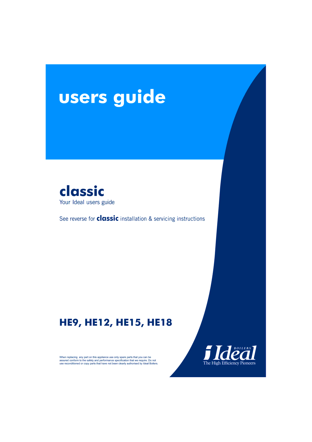 IDEAL INDUSTRIES HE18, HE9, HE12, HE15 manual Users guide 