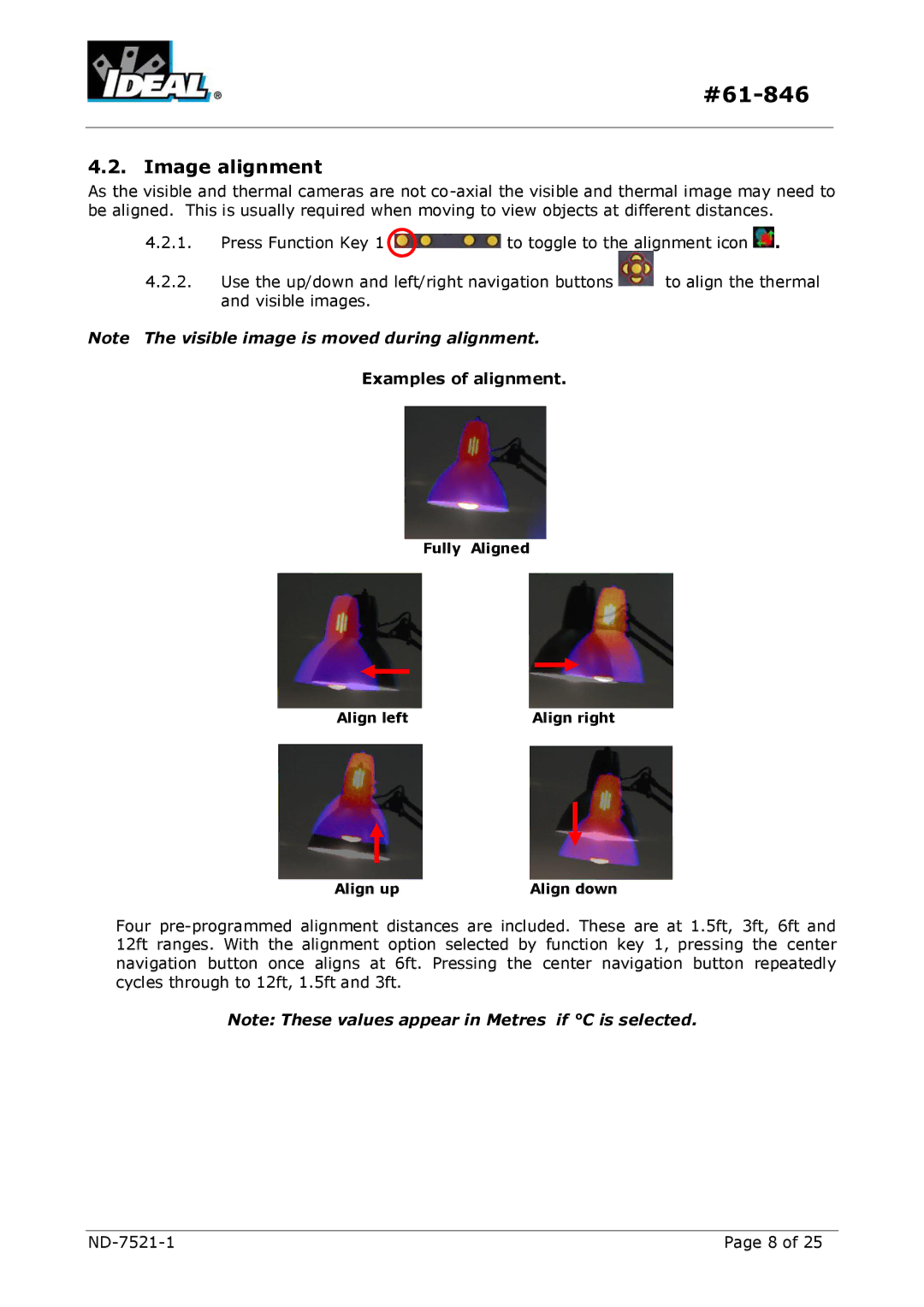 IDEAL INDUSTRIES HeatSeeker 160 instruction manual Image alignment, Examples of alignment 