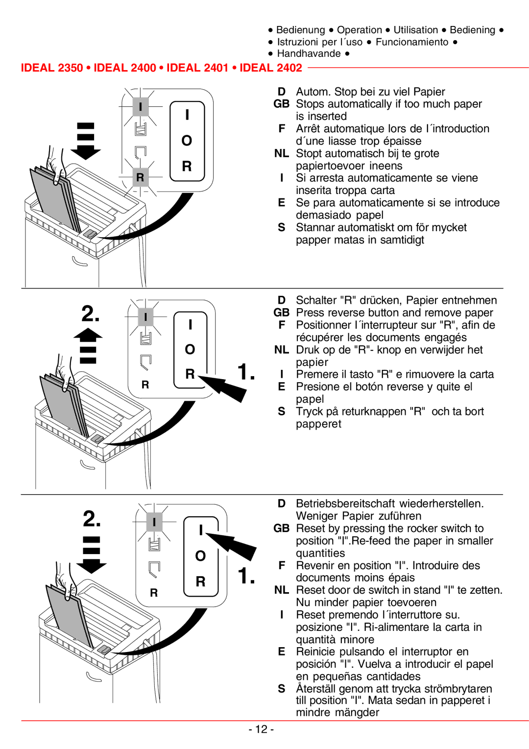 IDEAL INDUSTRIES 2350-SMC, IDEAL 2350, 2401-Cross/Cut, IDEAL 2400, 2350-Micro/Cut, 2402-Cross/Cut manual Quantità minore 