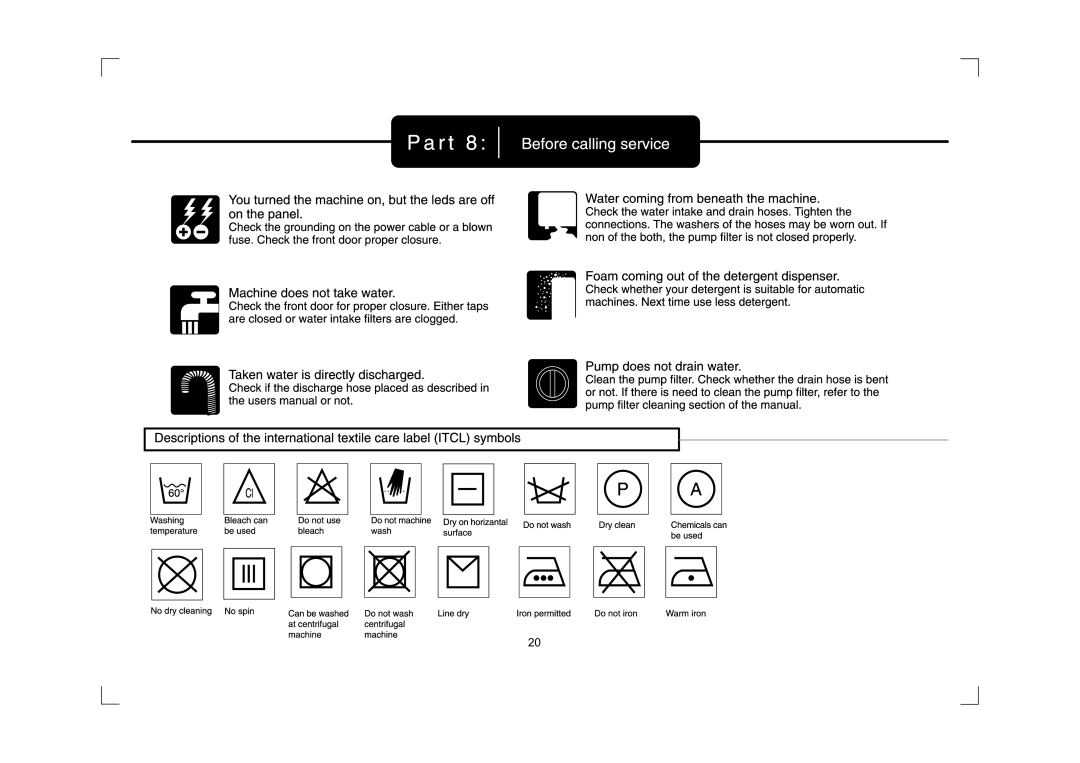 IFB Appliances Digital 7kg manual 