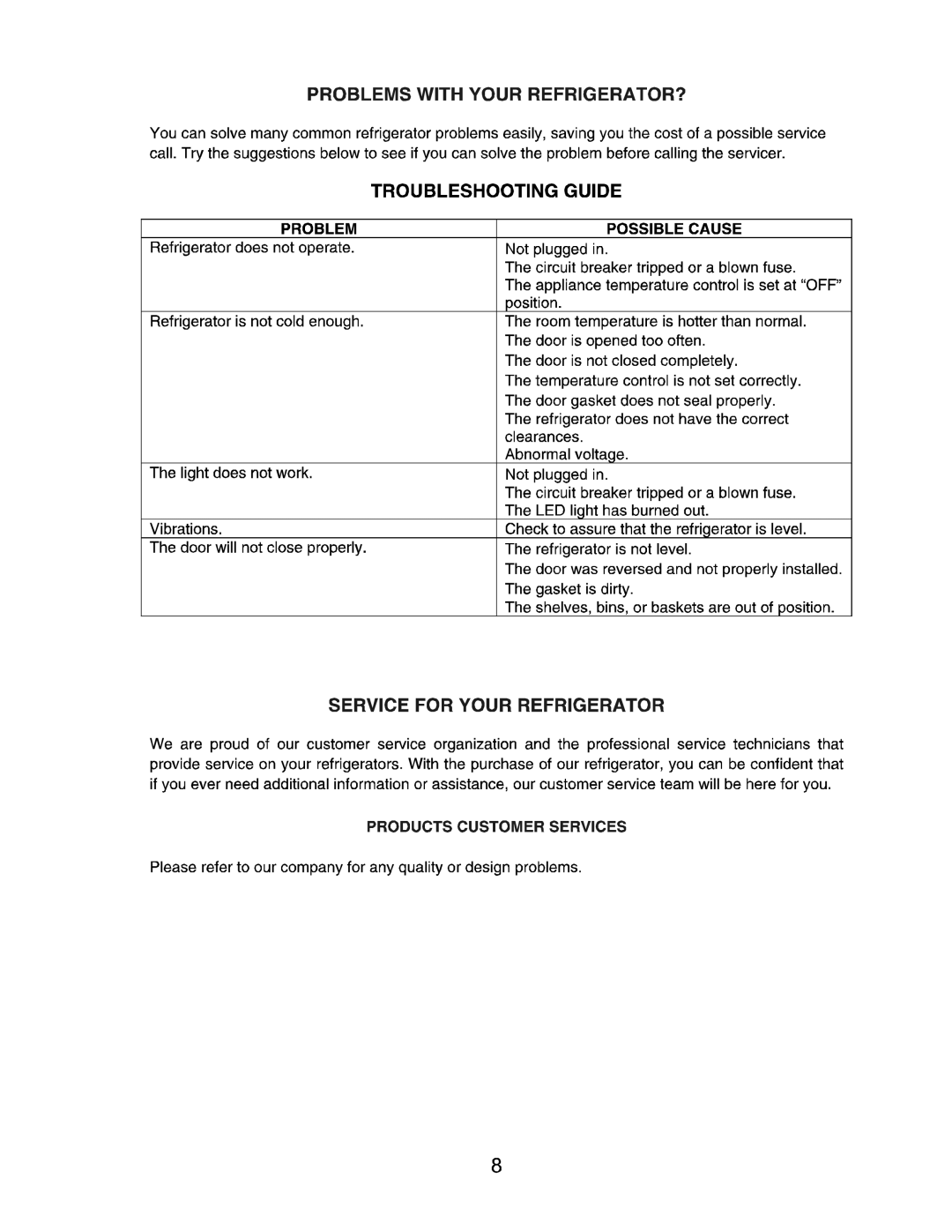 Igloo FR171 manual 