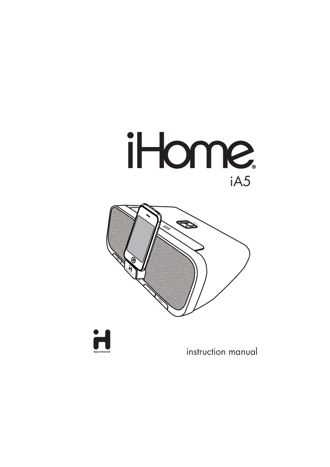 iHome ia5 instruction manual IA5 