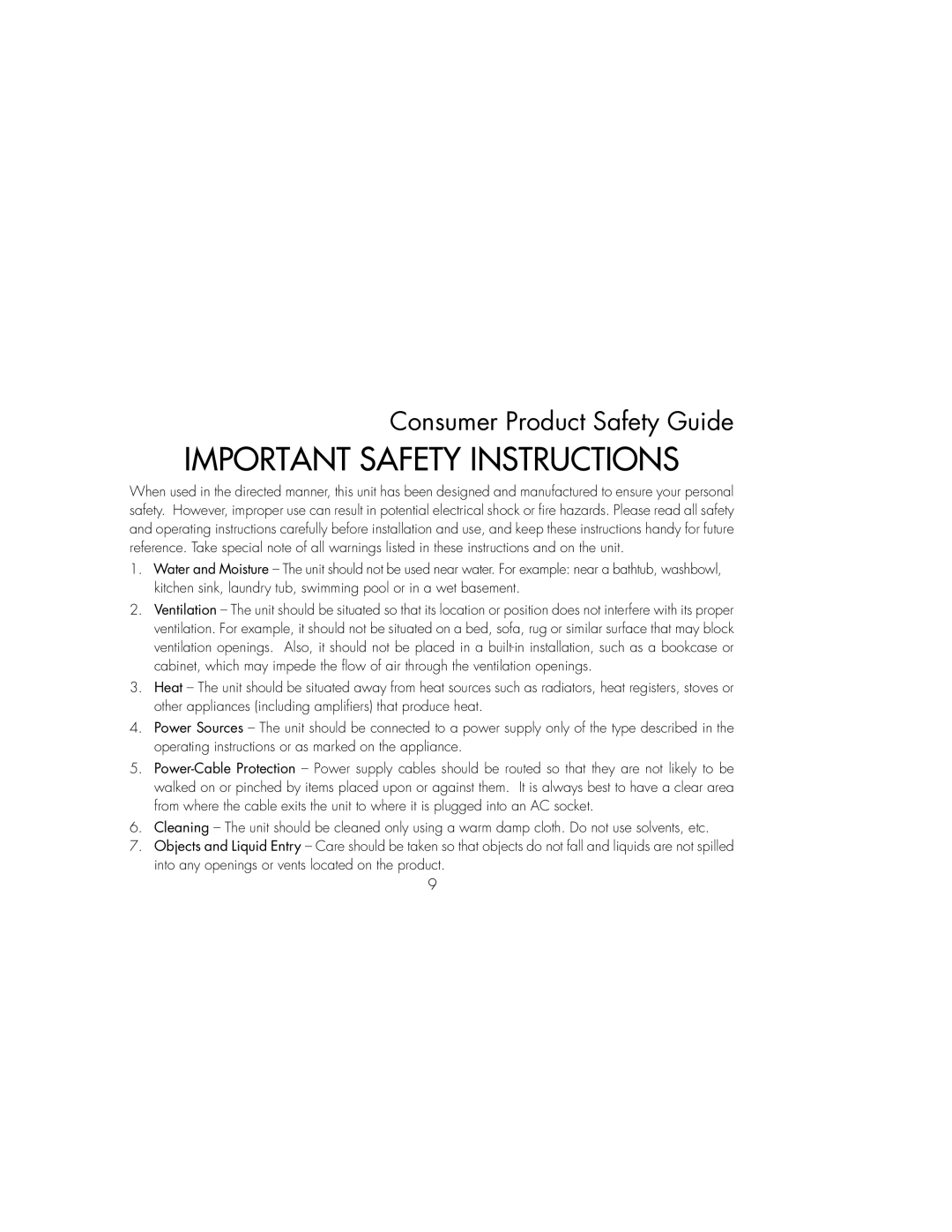 iHome iBN16 instruction manual Important Safety Instructions 