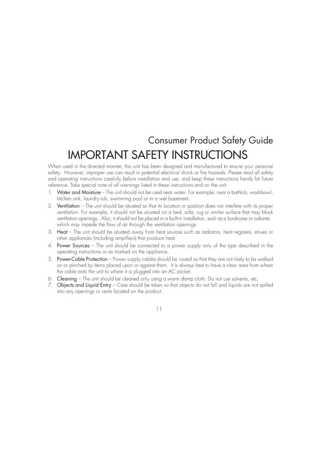 iHome iBN4 instruction manual Important Safety Instructions 