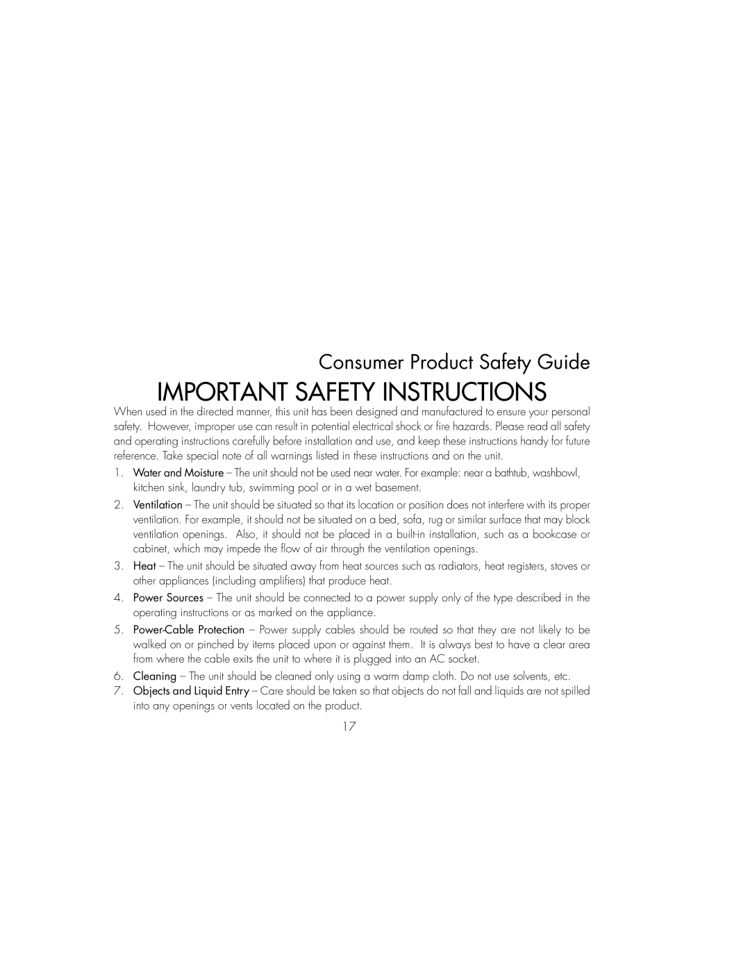 iHome iBN97 instruction manual Important Safety Instructions 