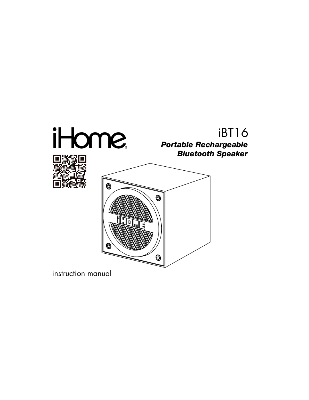 iHome IBT16GC, IBT16LC instruction manual 