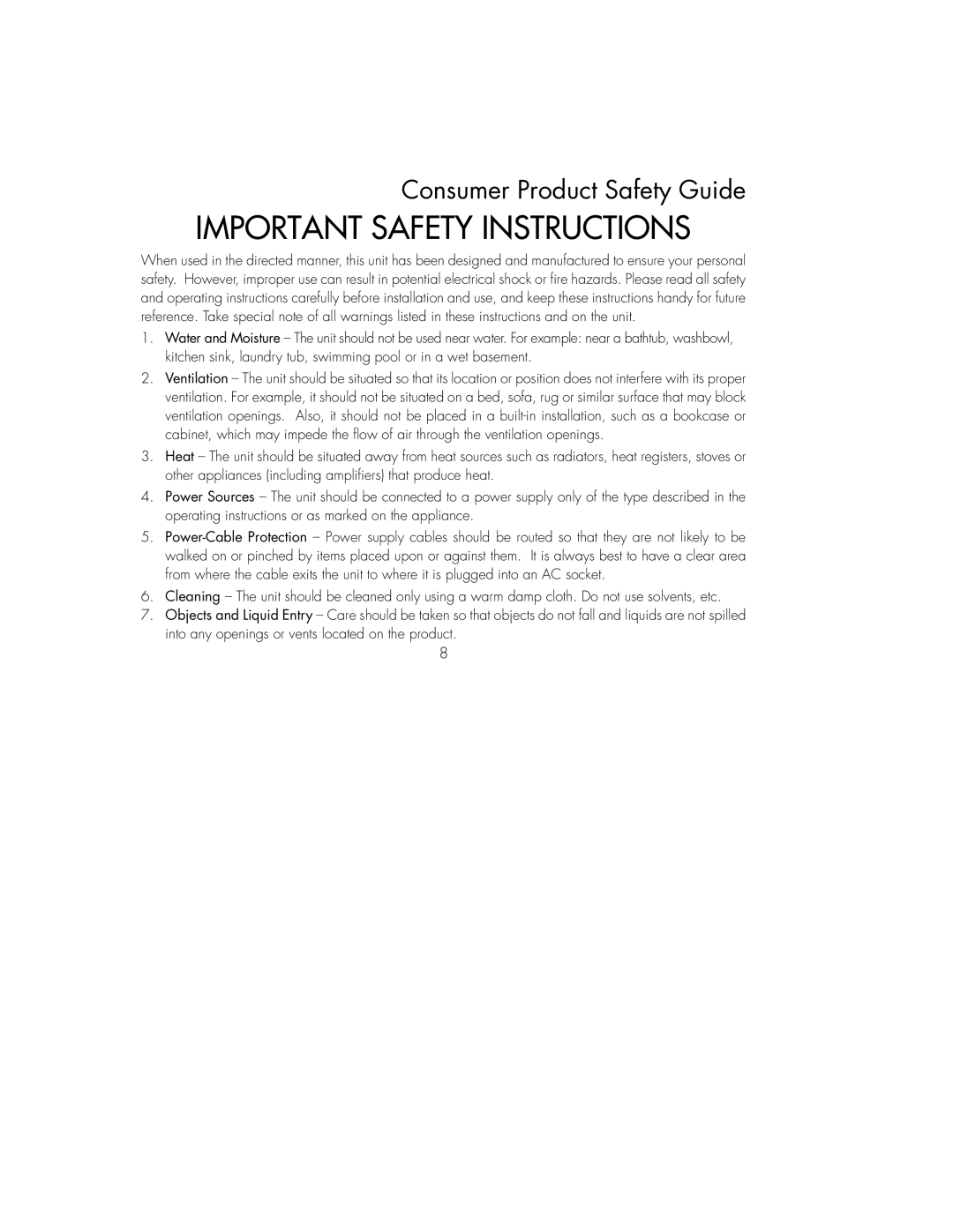 iHome IBT24GC, IBT24UC instruction manual Important Safety Instructions 