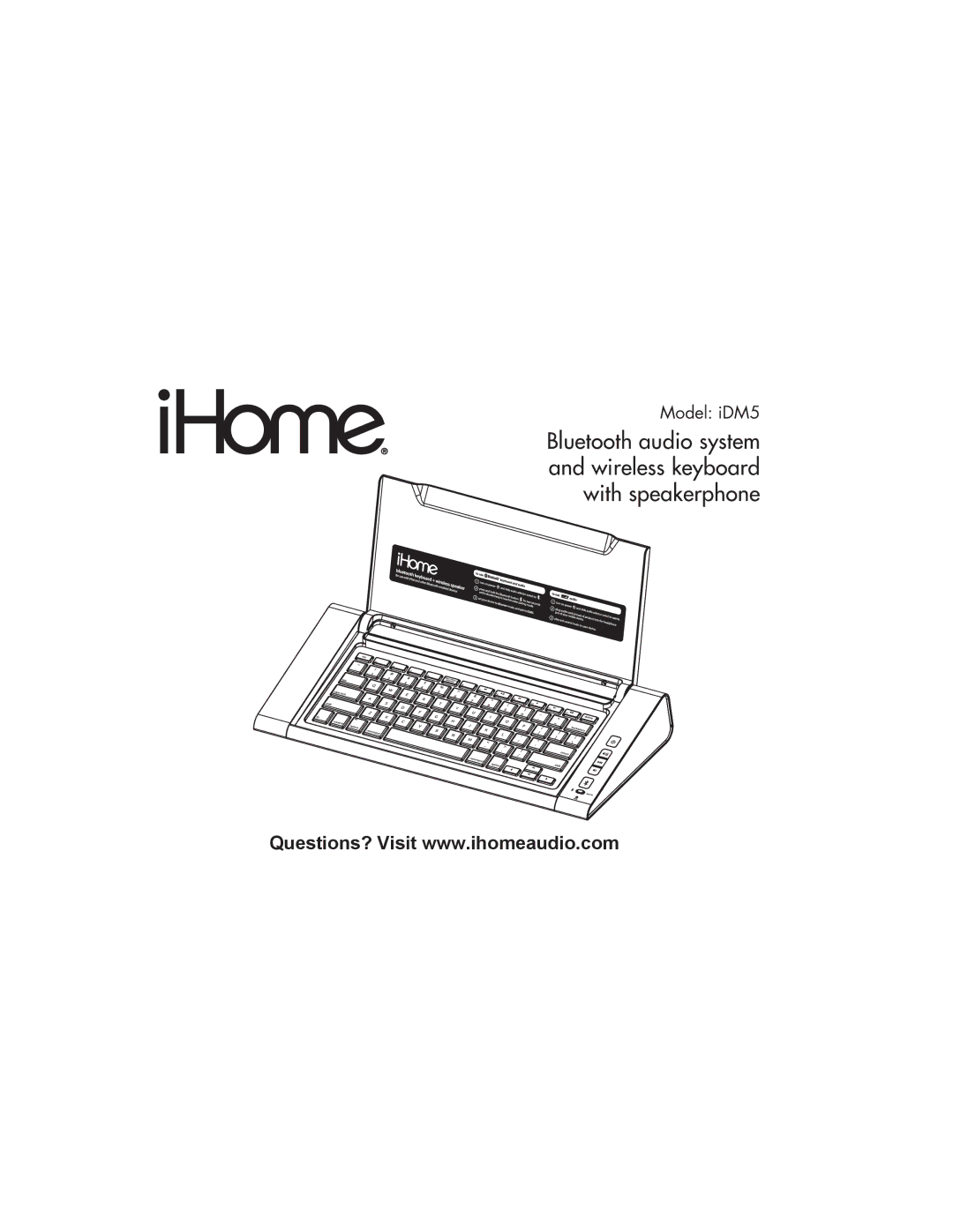 iHome manual Model iDM5 