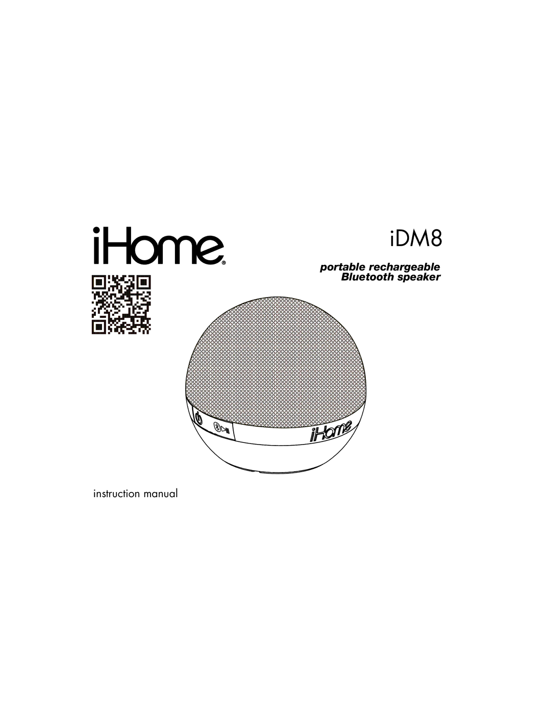 iHome iDM8 instruction manual IDM8 