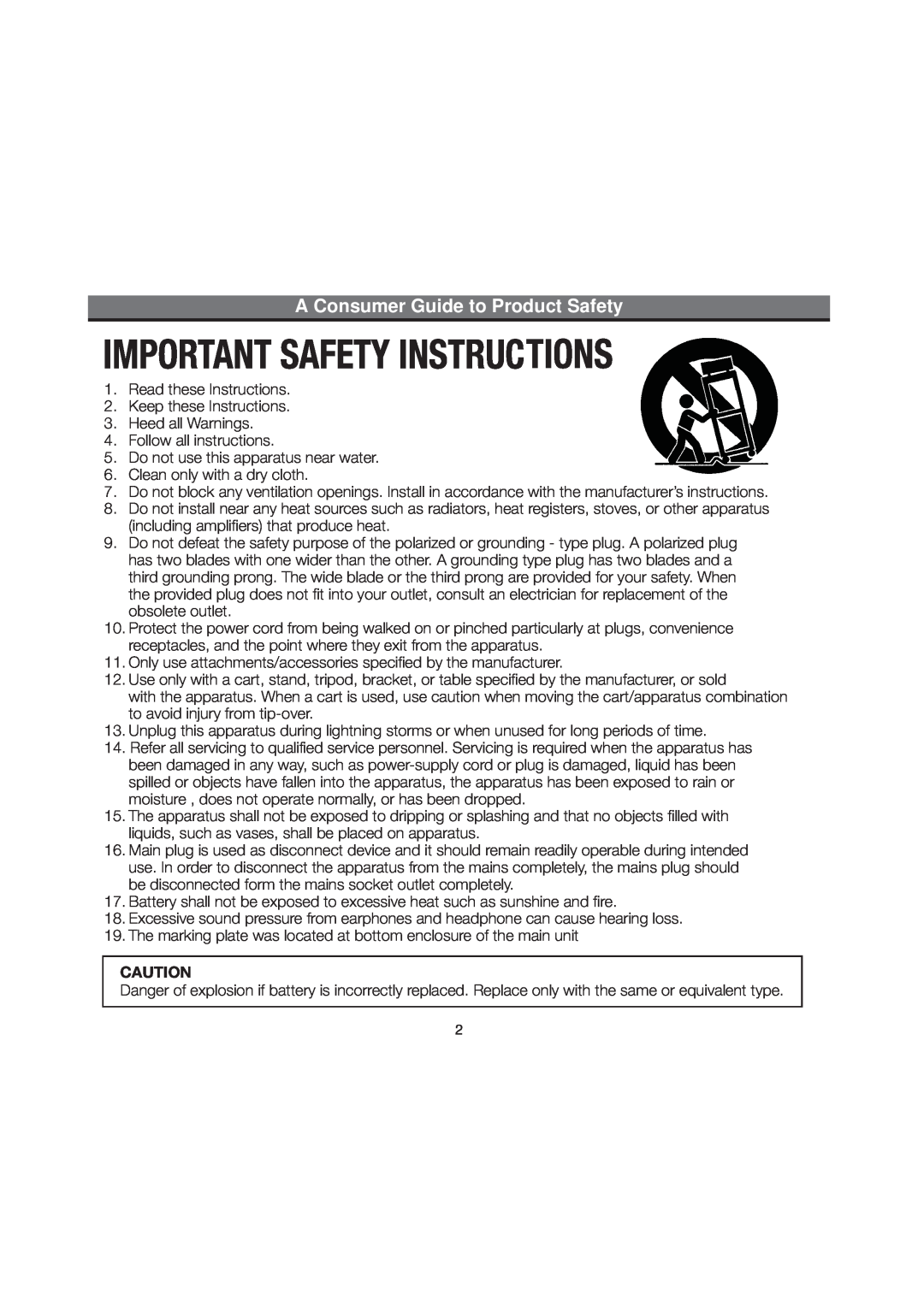 iHome iH51 manual A Consumer Guide to Product Safety 