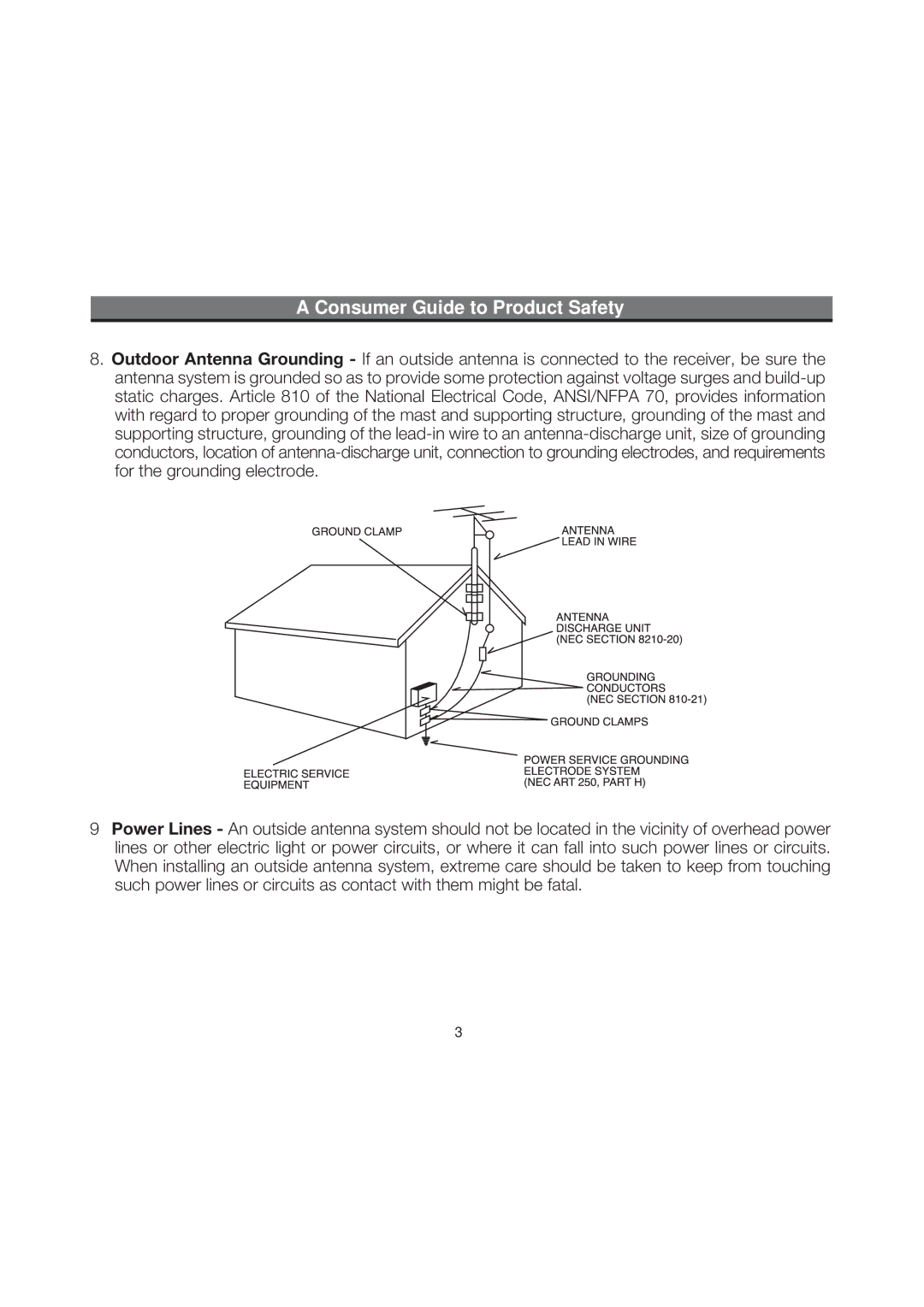 iHome IH52 manual Consumer Guide to Product Safety 