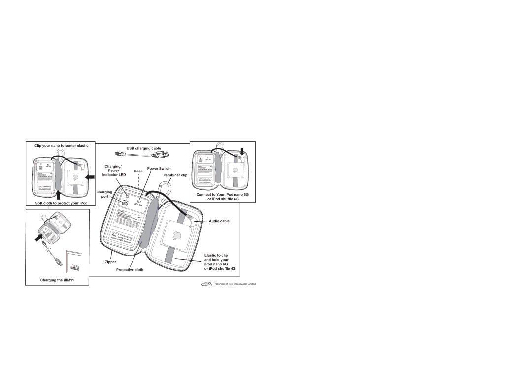 iHome IHM11 warranty USB charging cable 