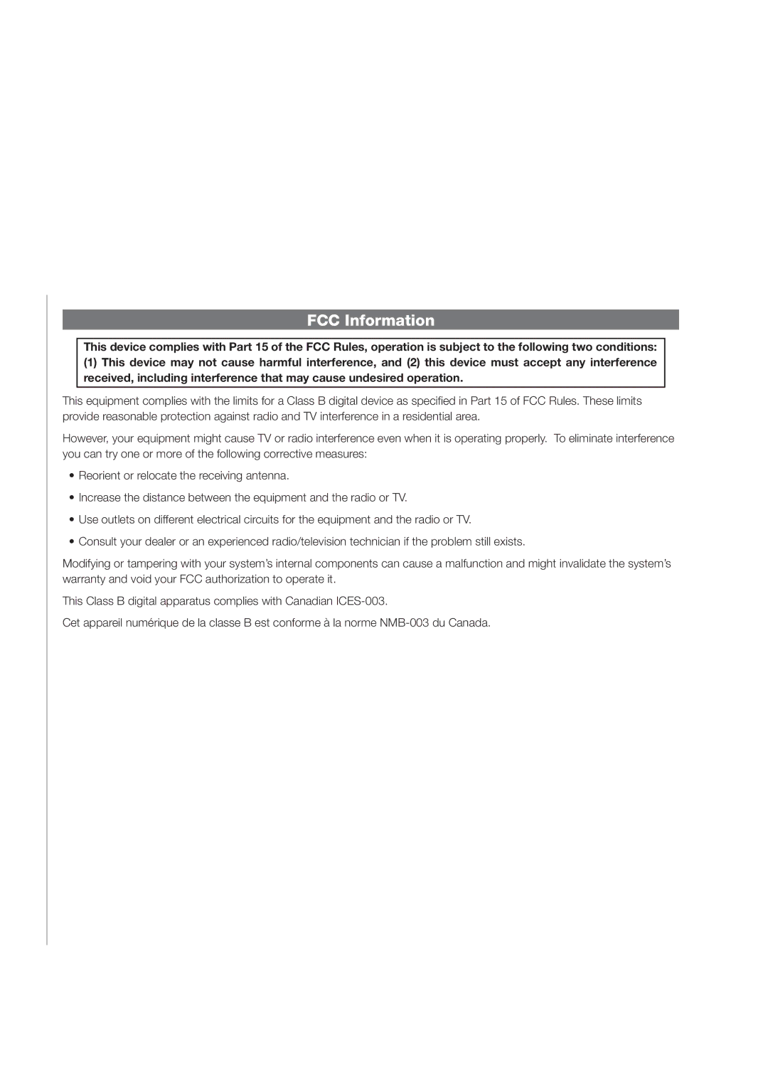 iHome IP48 manual FCC Information 