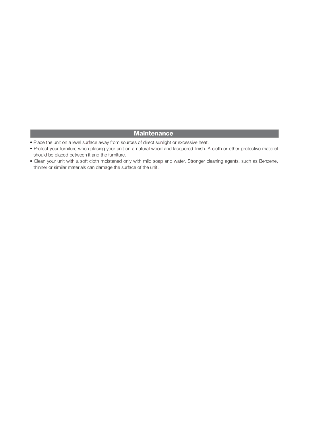 iHome IP56 manual Maintenance 