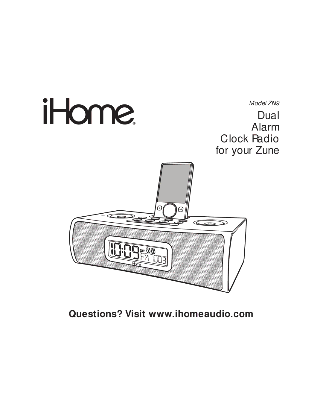 iHome ZN9 manual Dual 