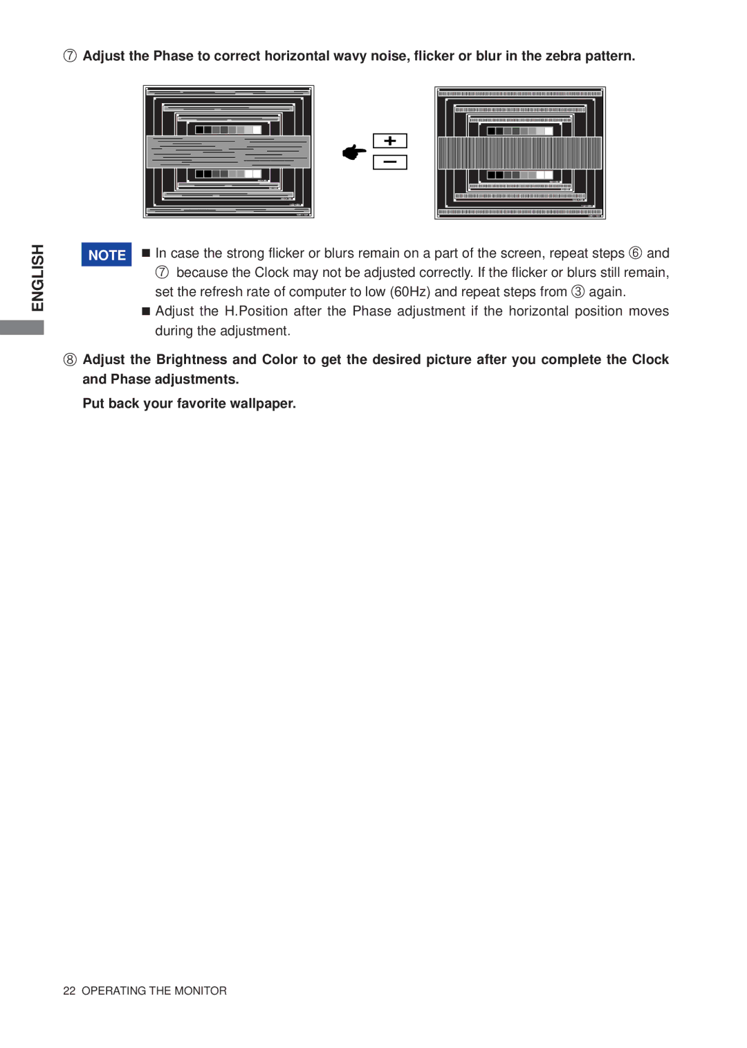 Iiyama E1706S, B1706S user manual English 