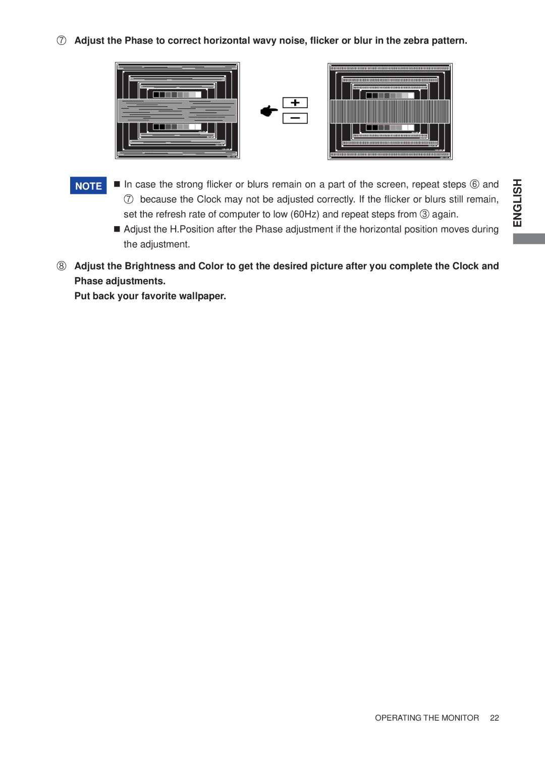 Iiyama B1906S, E1906S user manual English 