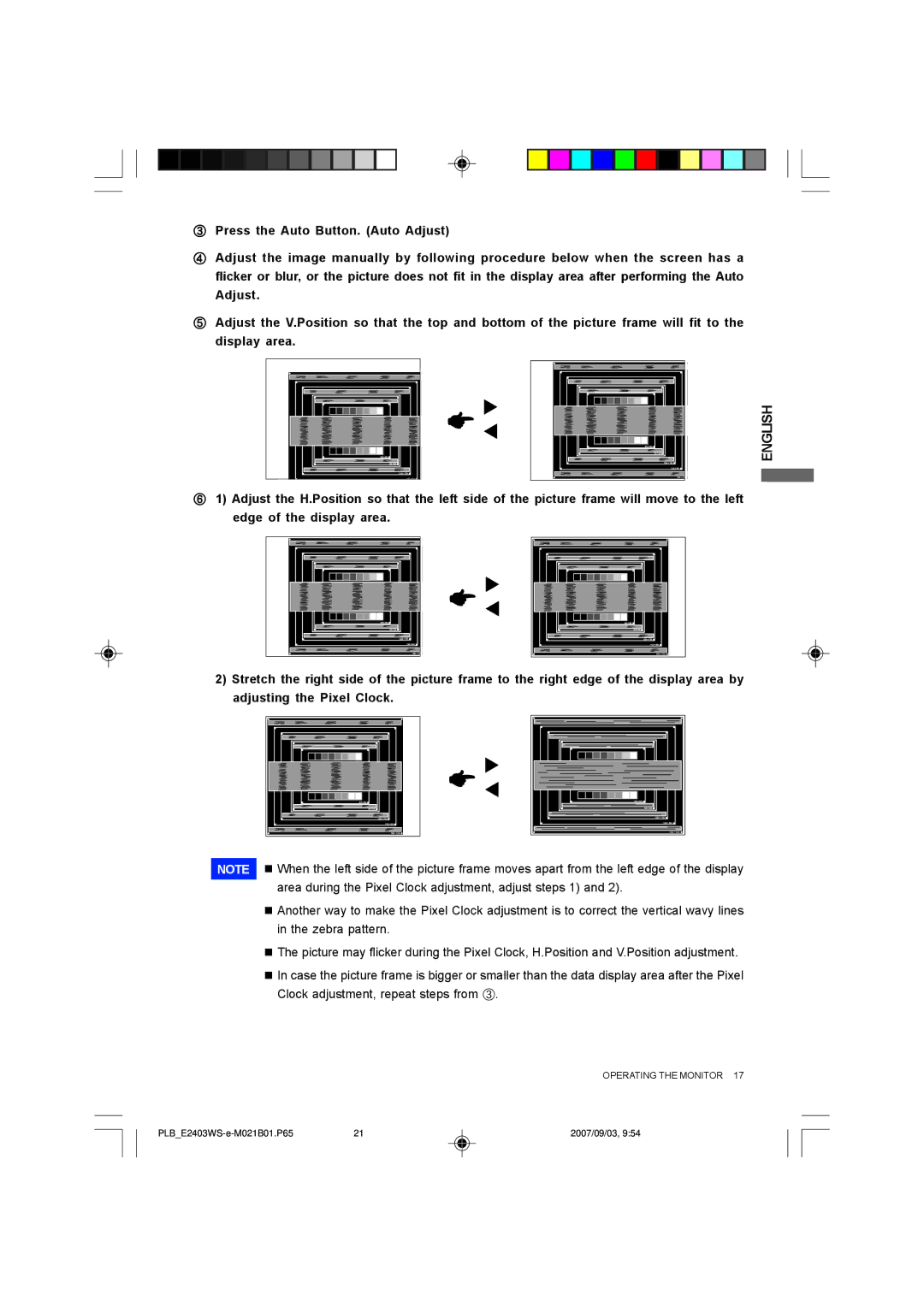 Iiyama B2403WS, E2403WS user manual English 