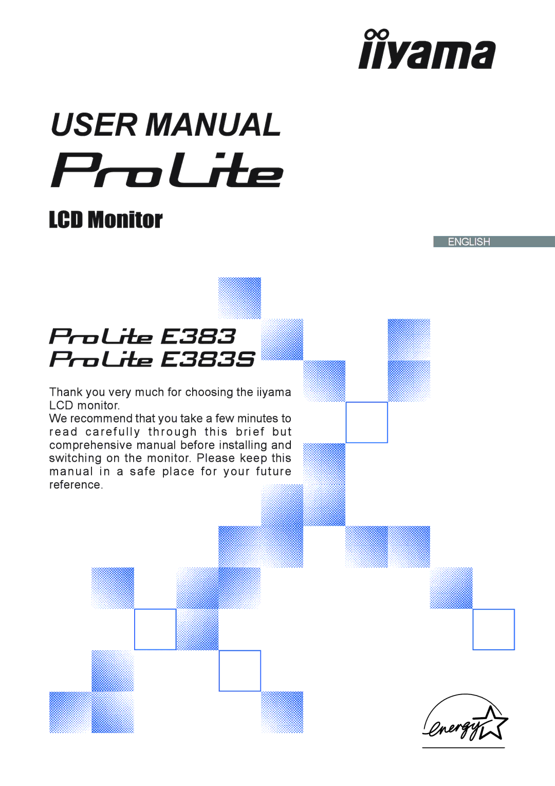 Iiyama E383S user manual English 