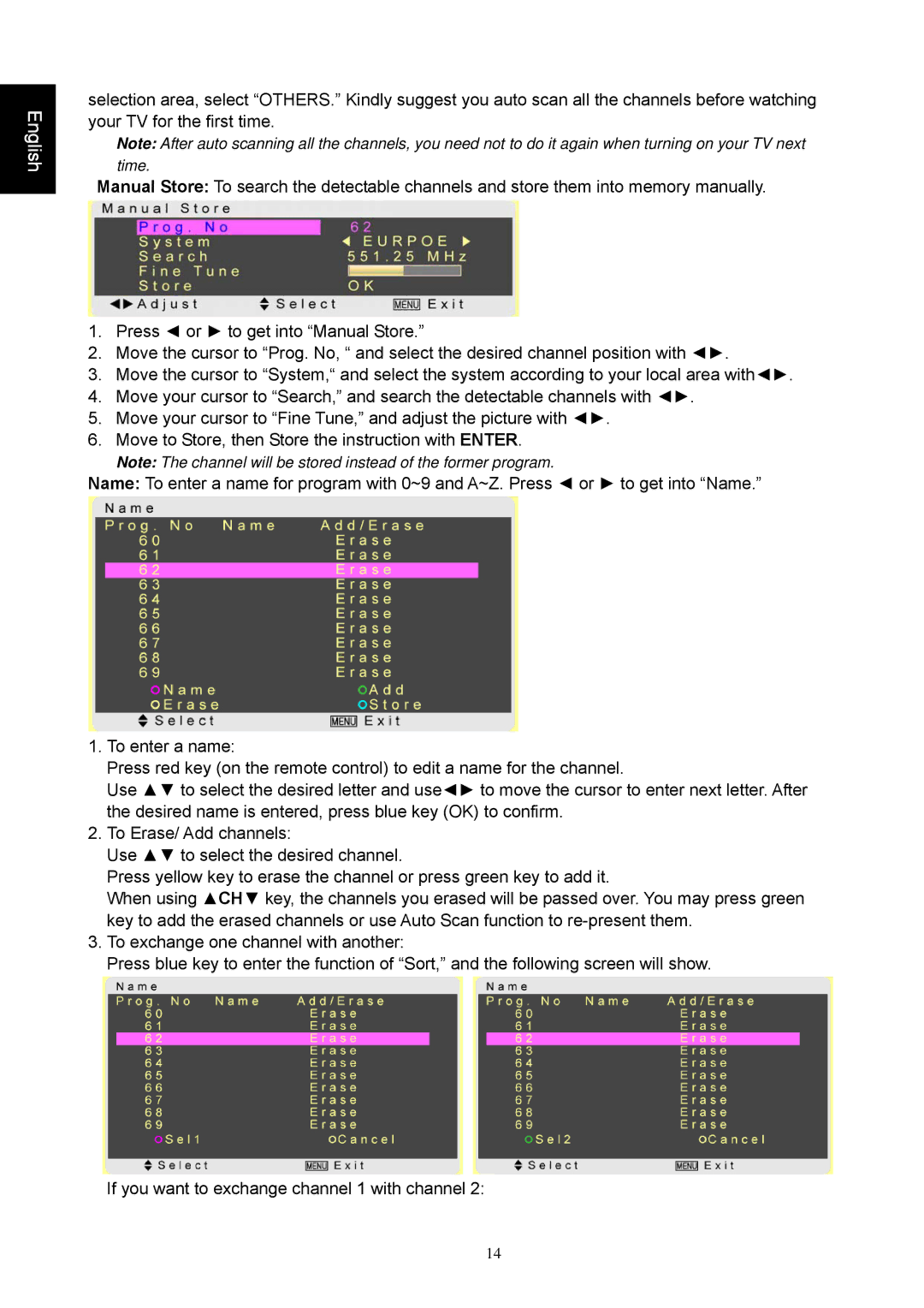 Iiyama PLC1900WTV user manual English 