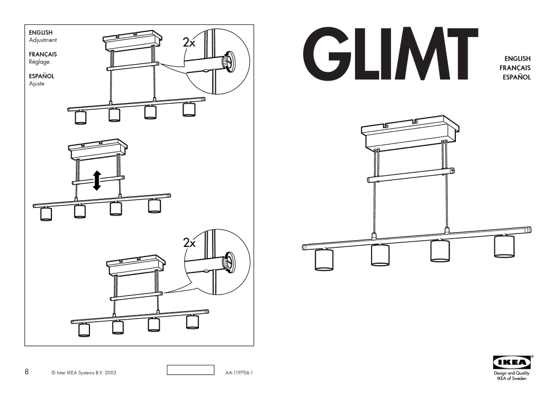 IKEA AA-119706-1 manual Español 