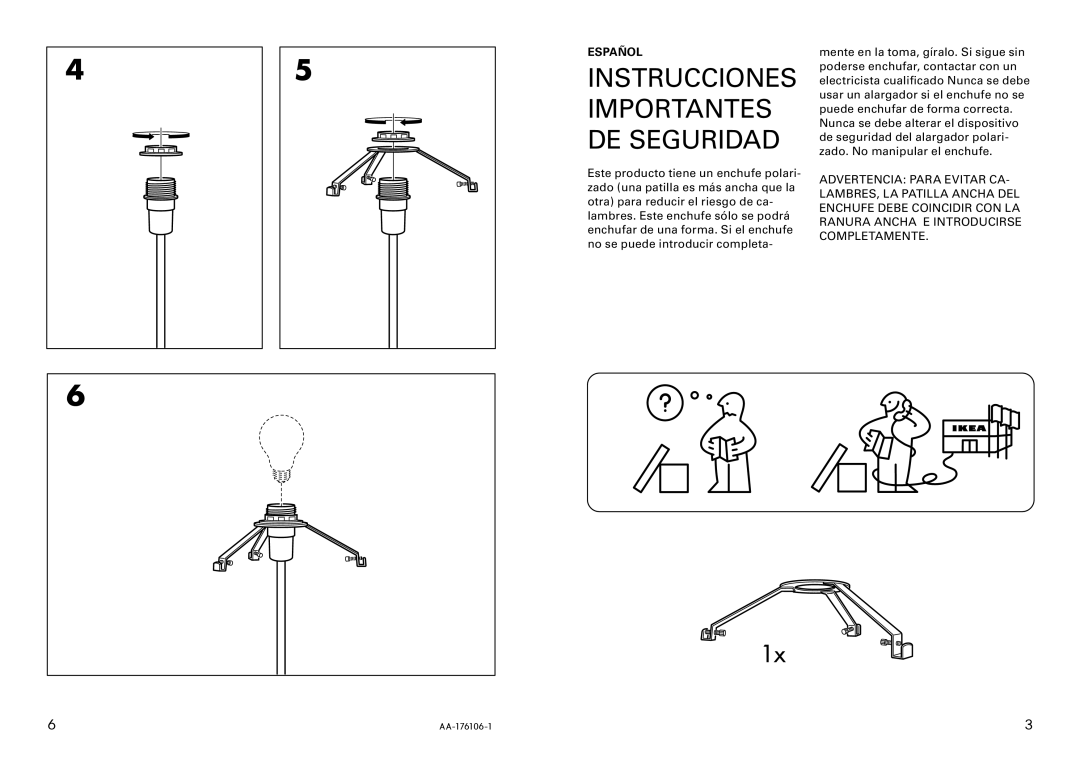IKEA AA-176106-1, AA-176104-1, AA-171181-1 manual 