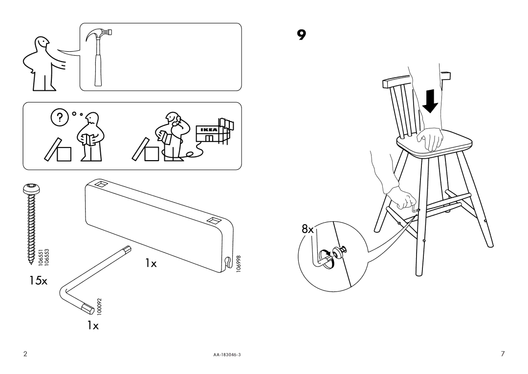 IKEA AA-183046-3 manual 