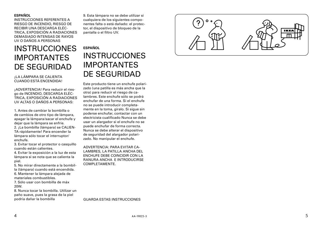 IKEA AA-19025-3 manual 