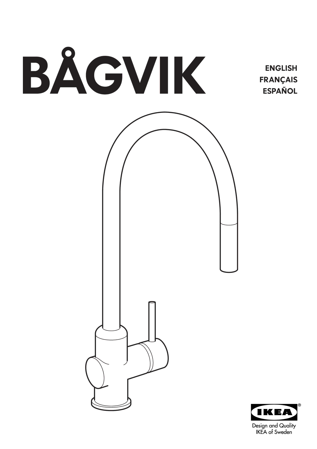 IKEA AA-220170-3 manual Bågvik English Français Español 