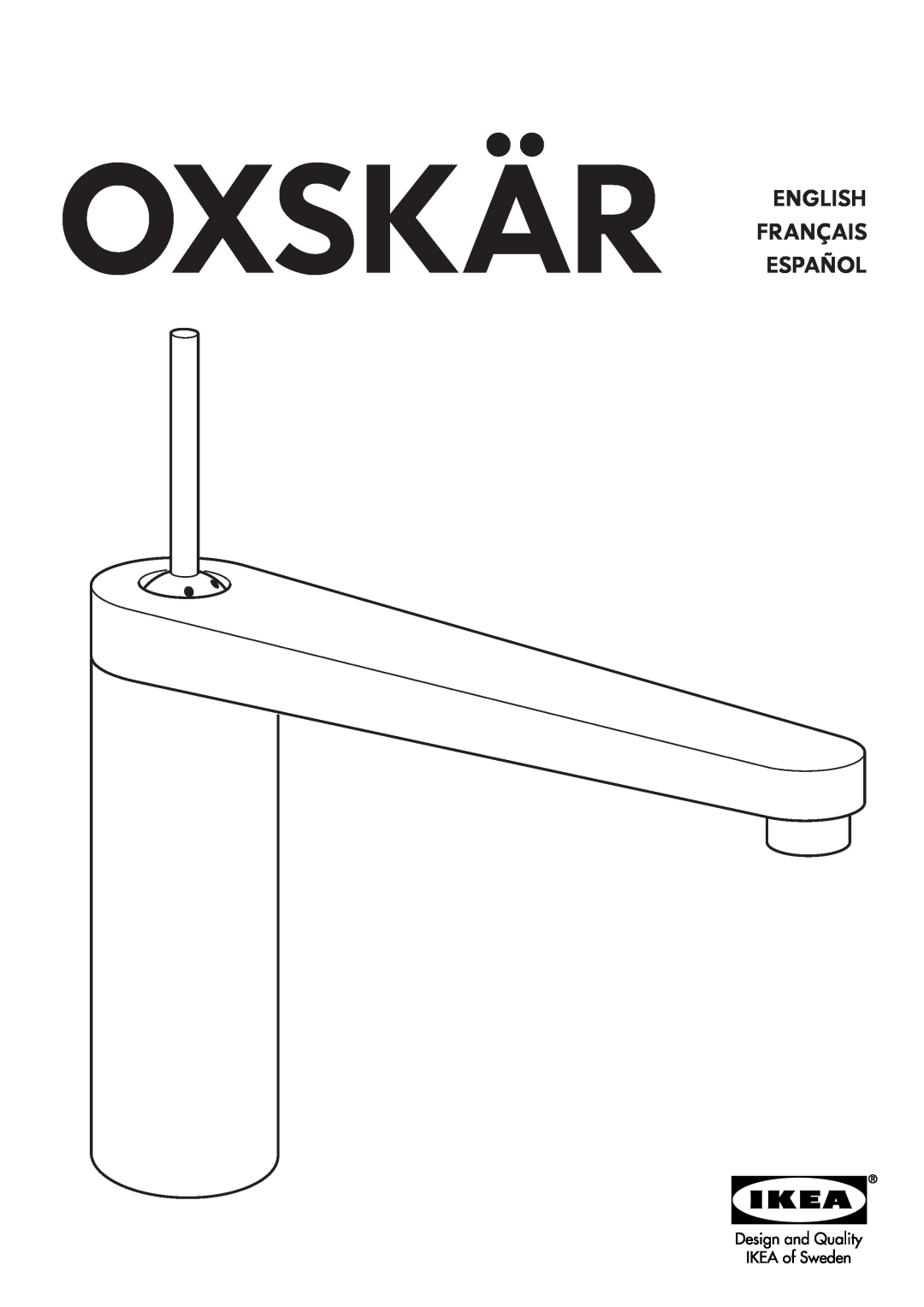 IKEA AA-266584-4 manual Oxskär English Français Español 