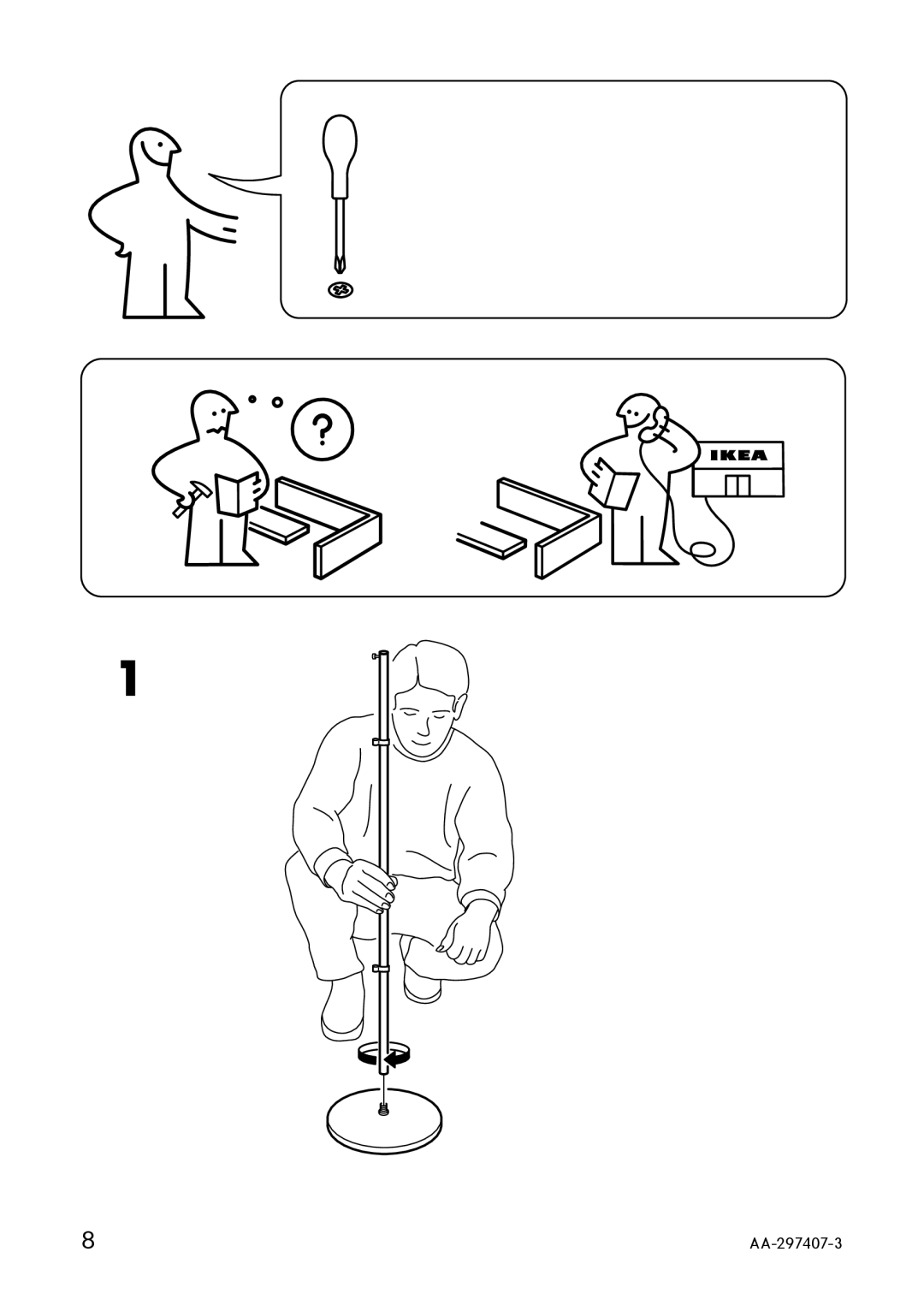 IKEA AA-297408-3 manual AA-297407-3 