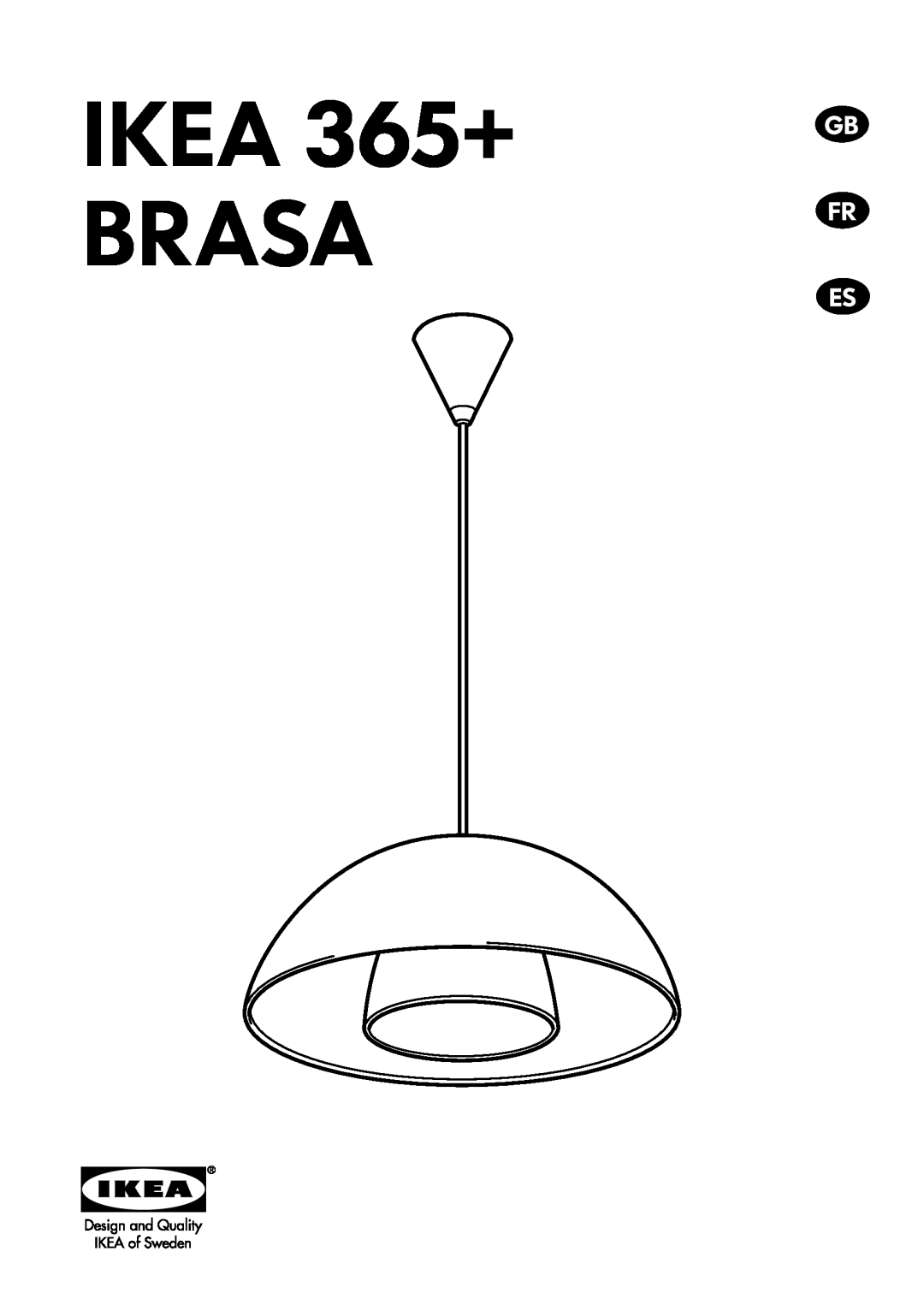 IKEA AA-322649-2 manual IKEA 365+ BRASA 
