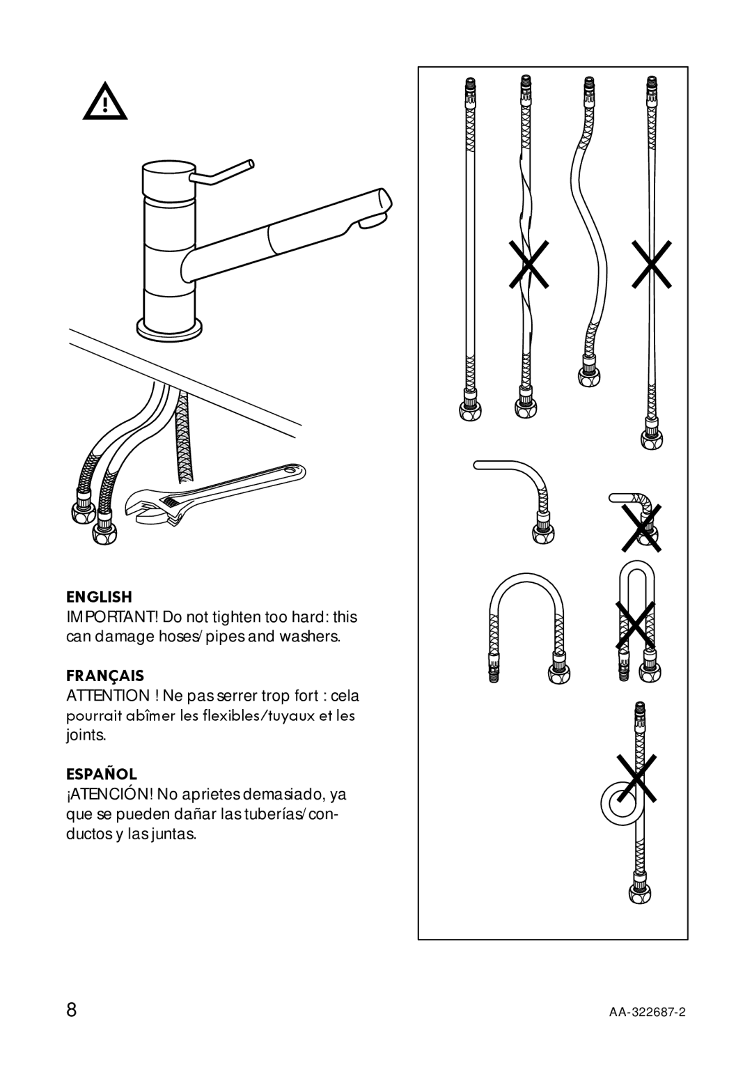 IKEA AA-322687-2 manual Français Español 