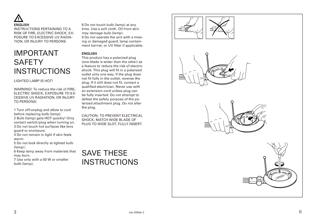 IKEA AA-35966-3 manual 