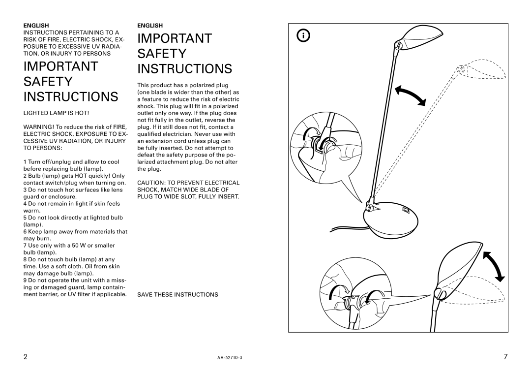 IKEA AA-52710-3 manual 