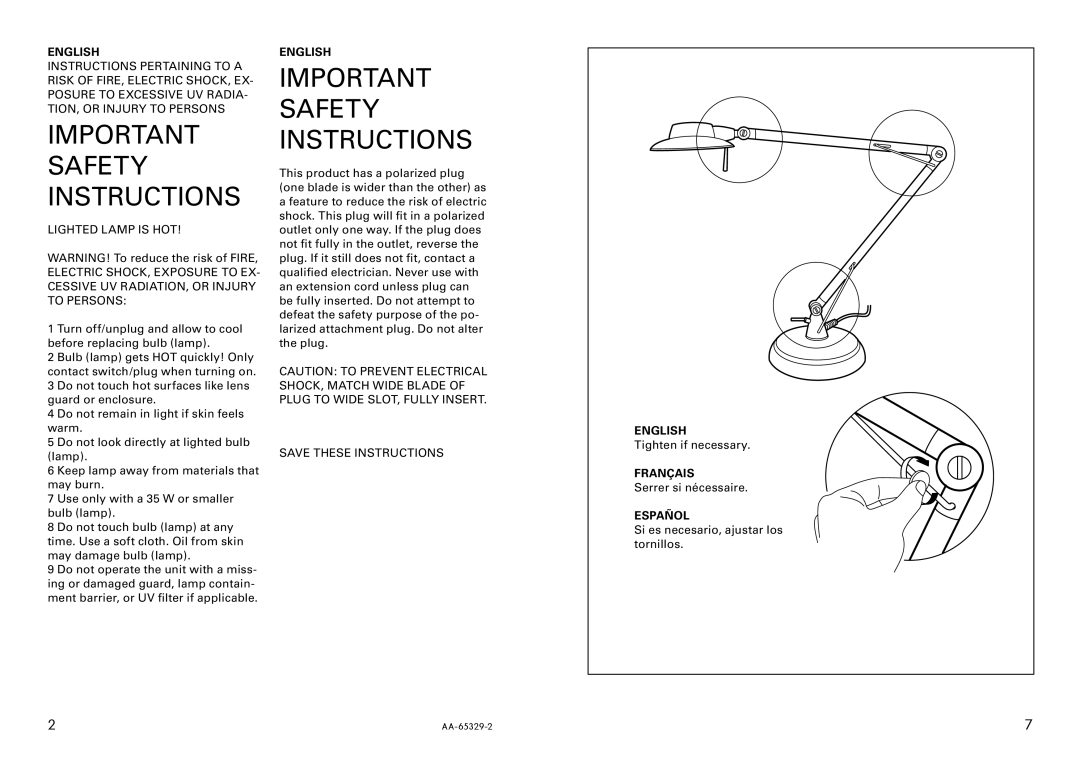 IKEA AA-65329-2 manual 