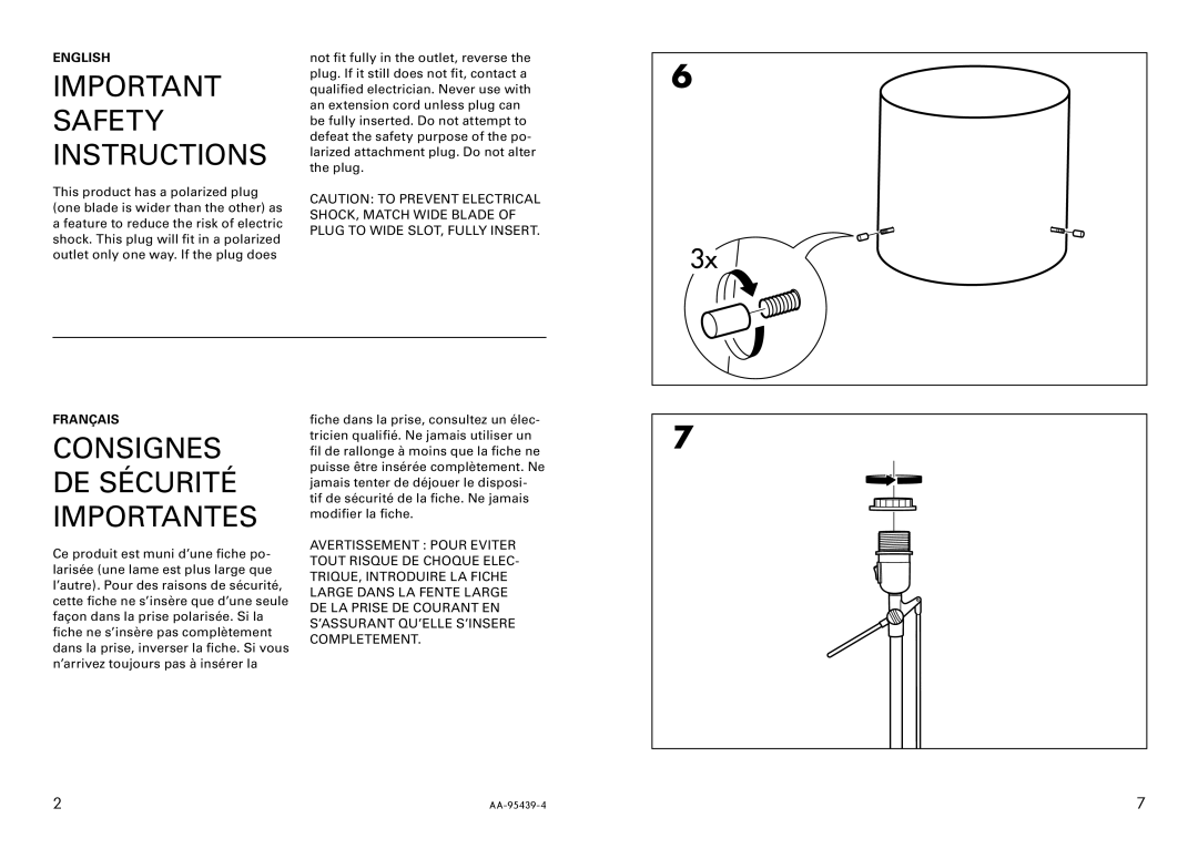 IKEA AA-95439-4 manual 