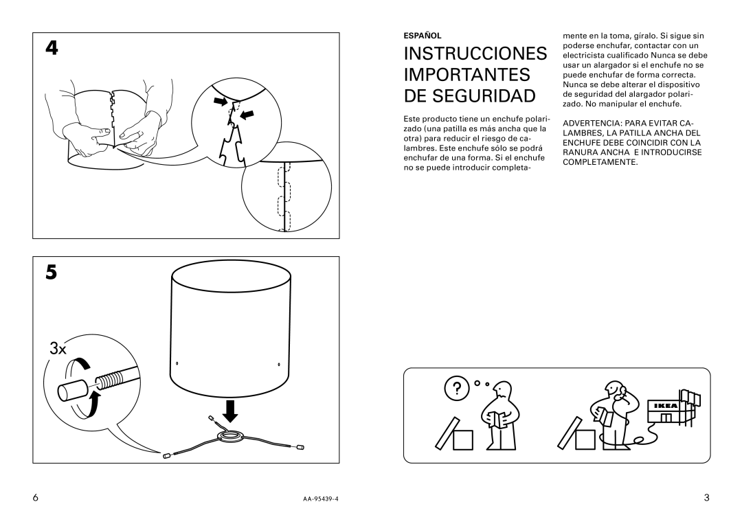 IKEA AA-95439-4 manual 