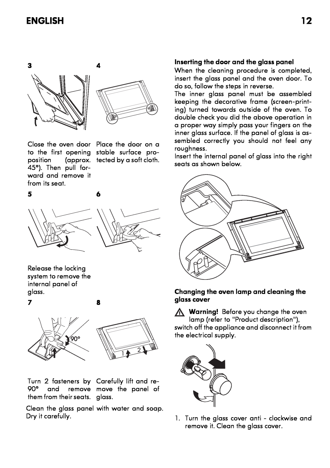 IKEA CG3 manual English, ward and remove it from its seat 