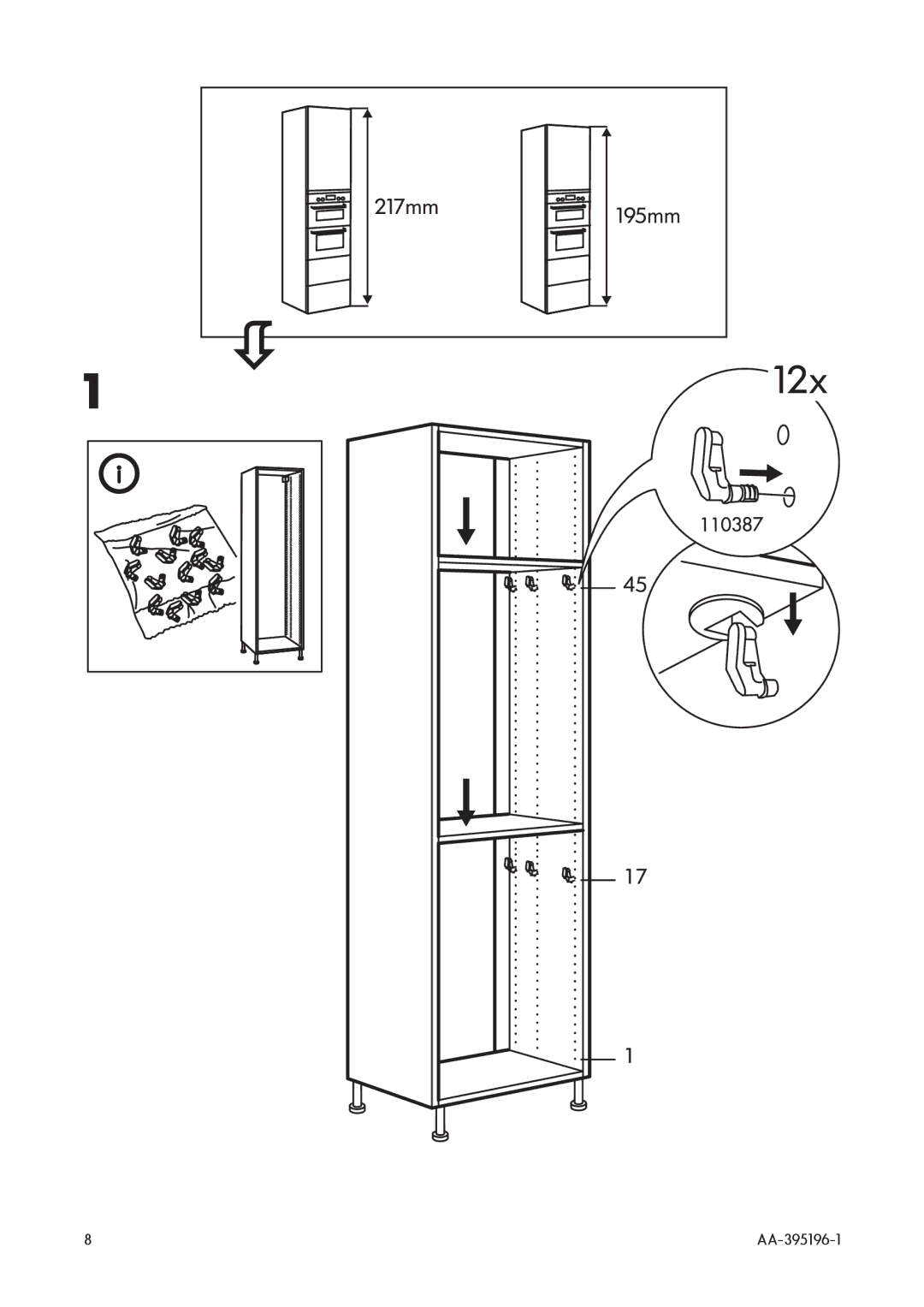 IKEA DOV8/2 manual 12x 