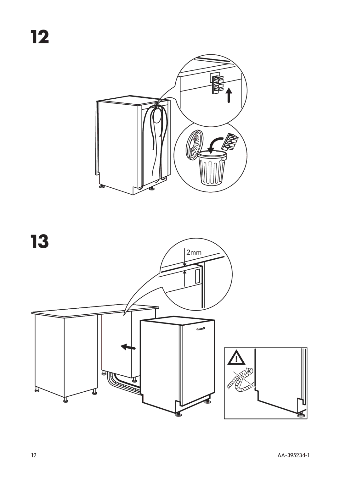 IKEA DW60 manual 2mm 