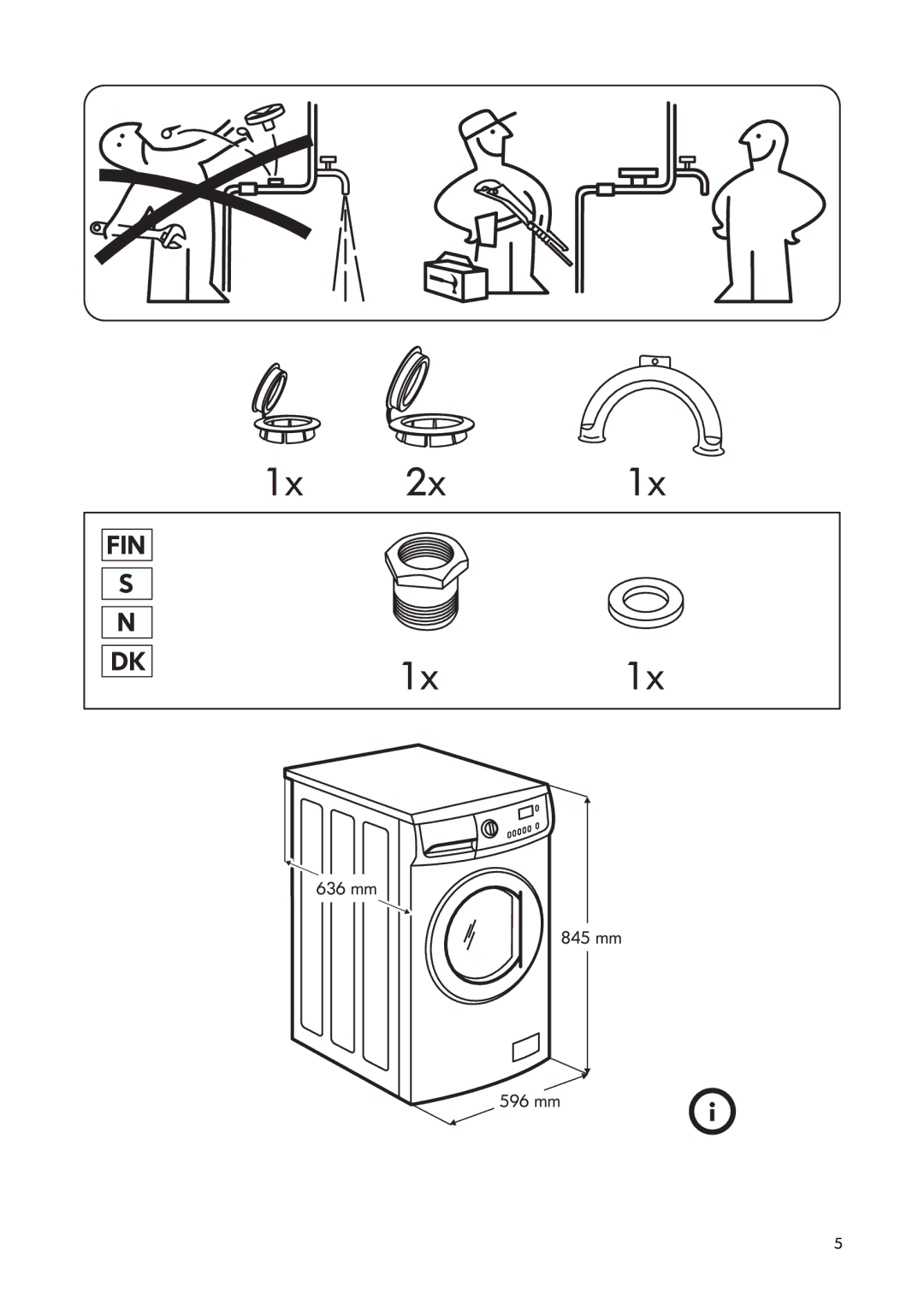 IKEA FWM7 manual Fin 