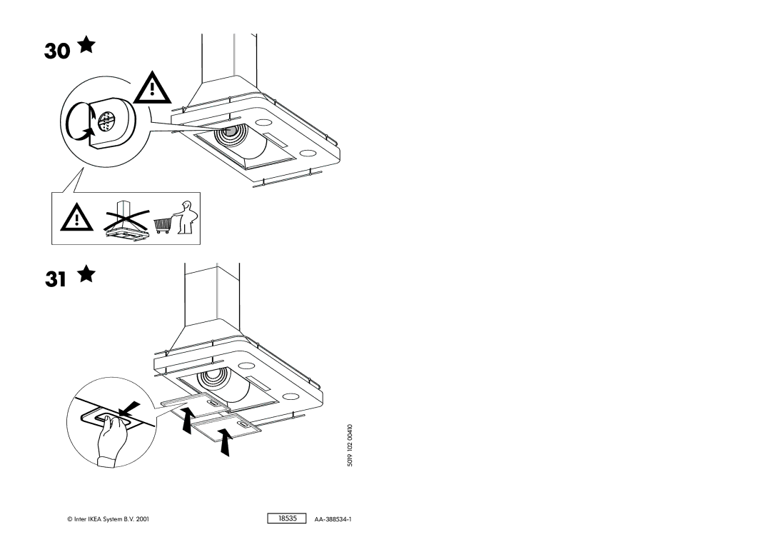 IKEA HW570 manual Inter Ikea System B.V 5019 102 18535 AA-388534-1 