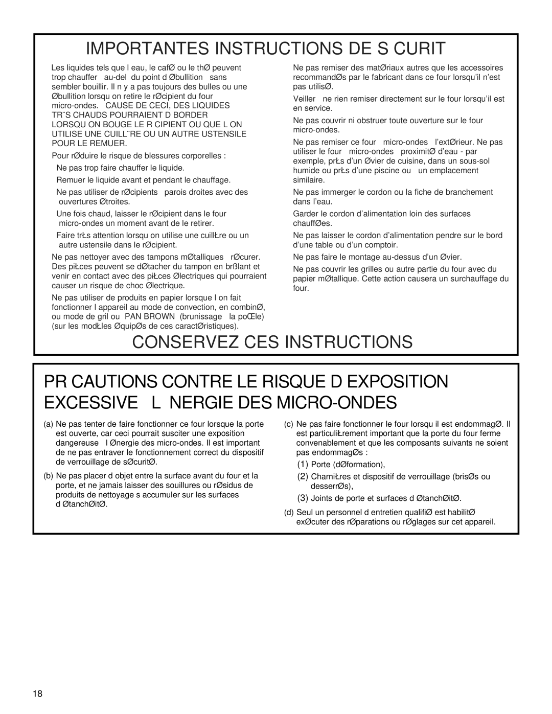 IKEA IBMS1455 manual Importantes Instructions DE Sécurité 