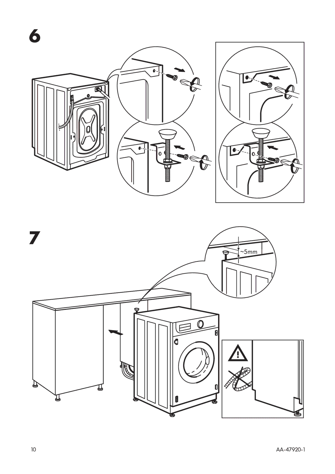 IKEA IWM60 manual ~5mm 